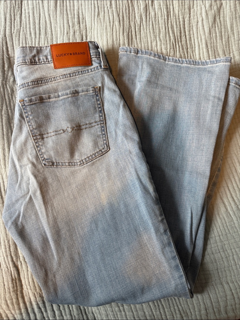 Lucky Brand Light Blue Flare Jeans - Picture 6 of 6